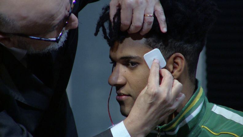 Prova dos casais do Power Couple Brasil 2018 Crédito das imagens: Divulgação/Record TV