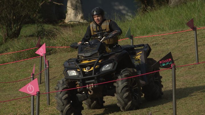 Power Couple Brasil: prova dos homens terá esporte e enigma Crédito das imagens: Divulgação/Record TV
