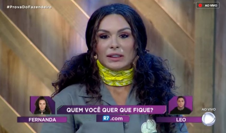 Fernanda ou Léo? Acompanhe ao vivo e veja quem foi eliminado de A Fazenda 10